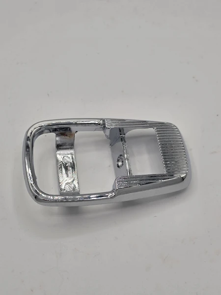 Door Release Trigger Trim Plate, New 71-74 Chrome