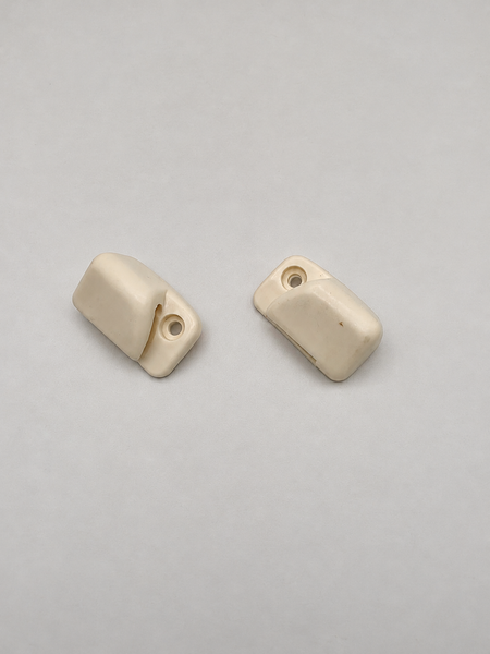 Sun Visor Clips, White, 68+
