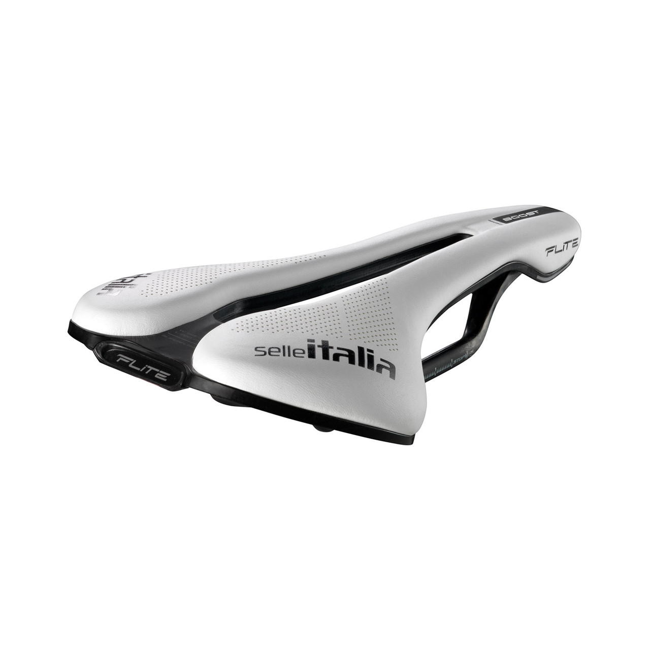 White Bike Saddle Flite Boost Kit Carbonio Superflow