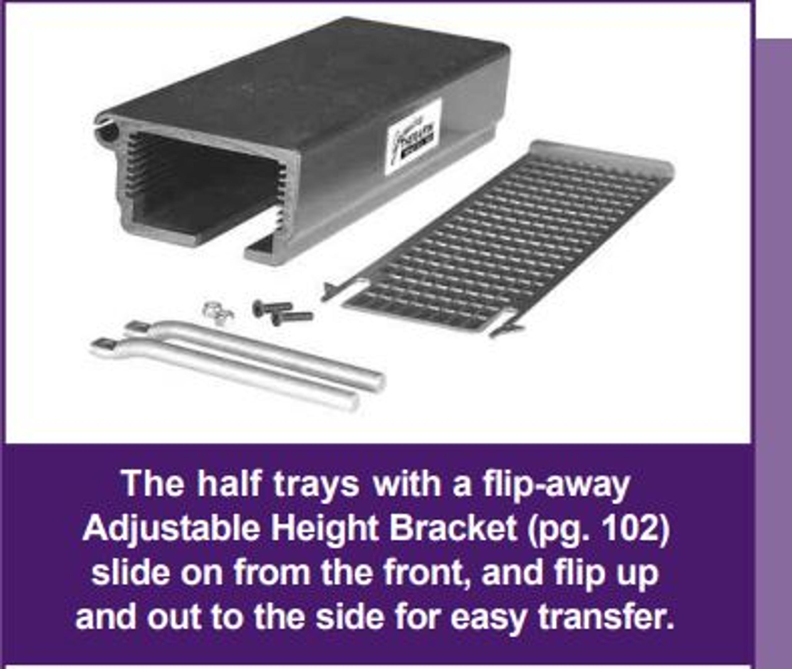 Therafin Half Tray, Clear, Non Padded