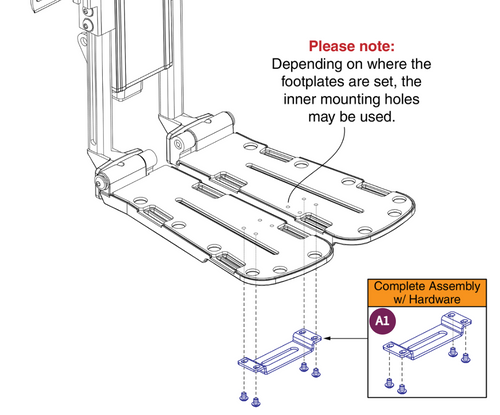 AFP / Center Mount Footplate Connection Bracket