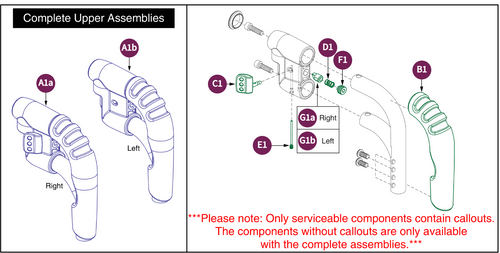 90° Style#8 Swing-away Pediatric Upper