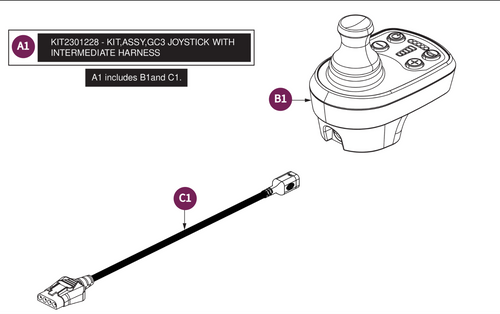 GC3, JSM Joystick Kit Assy