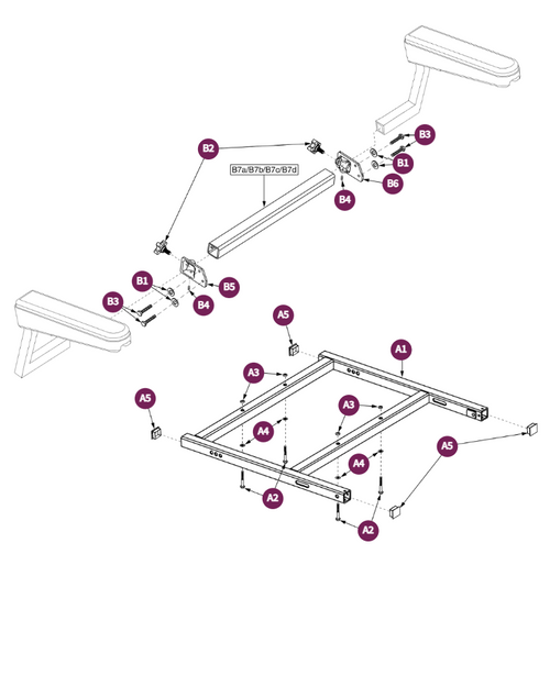 HFrame-Pinchless Hinge Solid Seat Sq Frame 22-28W