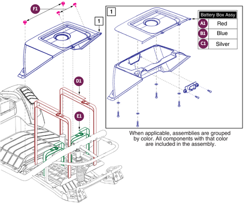 Battery Box Cover- US Phase 2 Pursuit XL-S714