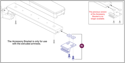 ArmrestAccessoryMount,V3 Flip-back Armrests,TB3/4