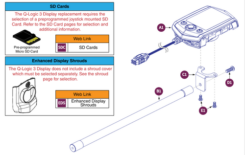 Q-Logic 3 Enhanced Display & Gooseneck Mount