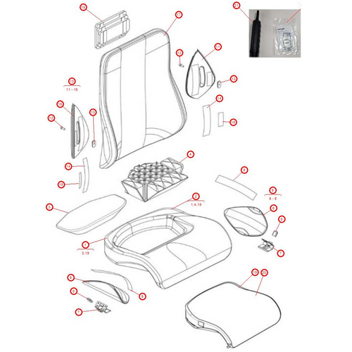 Seat-Back Cushions and Supports