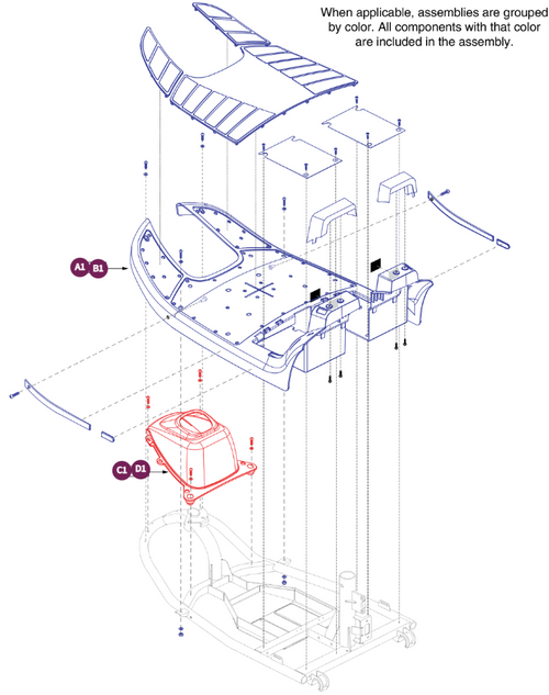 3 Wheel Front Body Shroud Assy, Victory 9.2