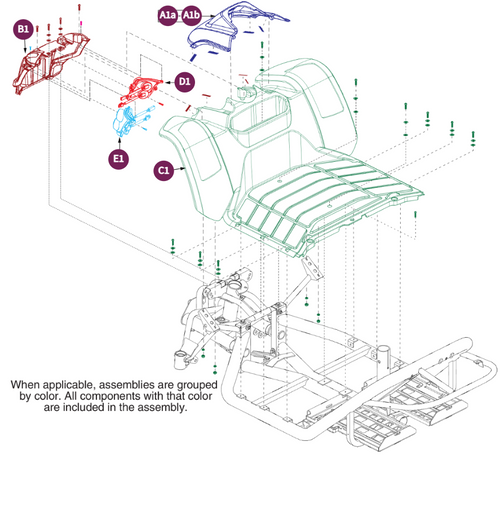 Main, Hood, Grill Shroud