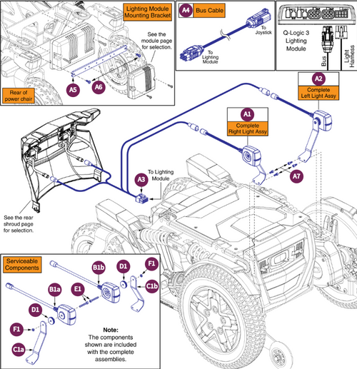Base Mounted Light Assemblies, 4Front 2