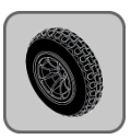 4-Spoke 14 x 4 Drive Wheels (Knobby Tire)