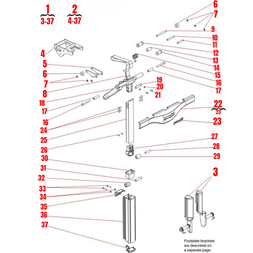 Upper Legrest Assembly