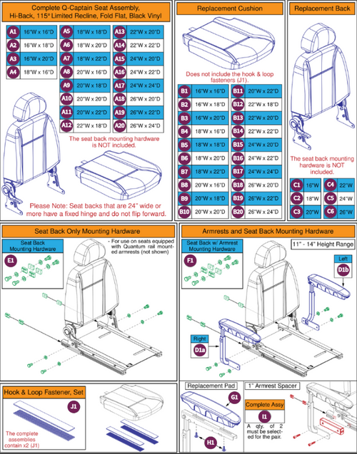 Q-Capt,Hi-Back,115LTD Recl,Black Vinyl