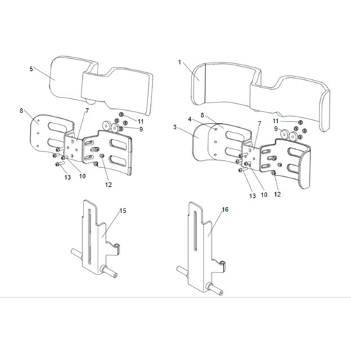 CMPE Calf Pads and Bracket Options