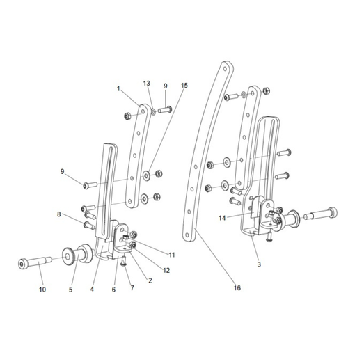 FLEXI Arm Lock Post Kit Rehab