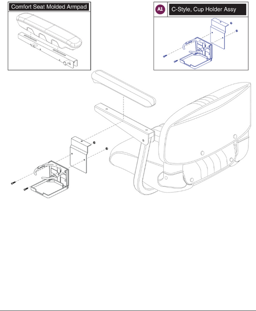 C-Style (For 2 Inch Wide Molded Armpads)