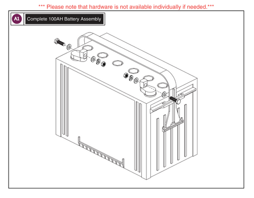 Group 27, 100AH, AGM-100 Amp Hour (100 AH)