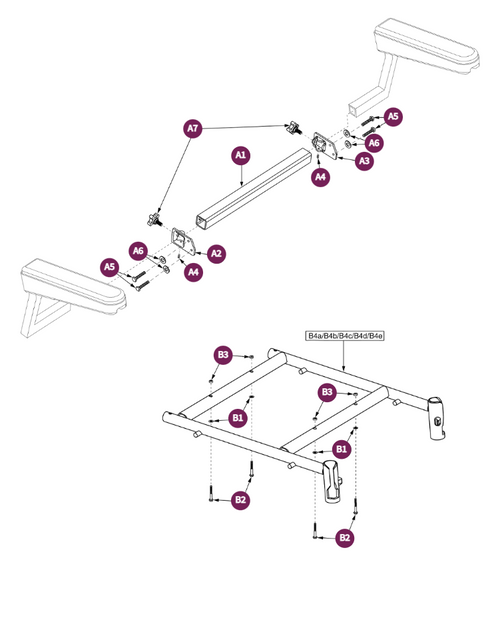 H-Frame-Pinchless Hinge-ELR SA Taper Pin 16W