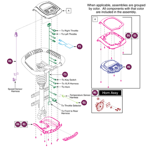 LCD Console, Pursuit Sport - MV714