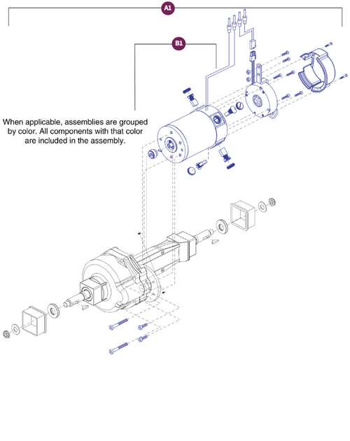 Feishen T2 Motor(For Model# End in 1014 & prior)