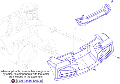 Rear Bumper, Jazzy ZTS