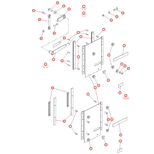 Backrest fixed-slide