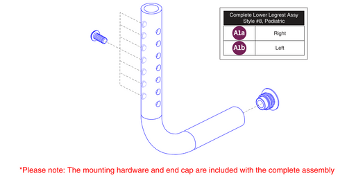 Pediatric Lower Ext. Style#8 Swing-away