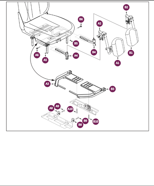 Style#12 ELR w/Residual Limb, Universal Seat
