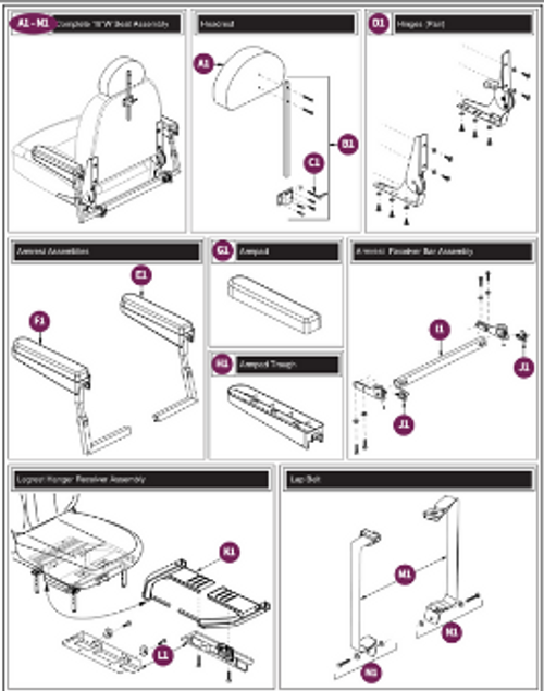 Hi-Back Fold-Flat Vinyl  115 Ltd Recl. ELR
