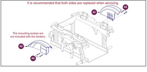 Fender Shrouds without Lights, Q6 Edge 2.0/3