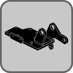 Freewheel Lever, Motor Mount, & Suspension Assy