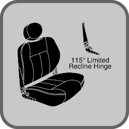 Hi-Back 115° Ltd. Recline