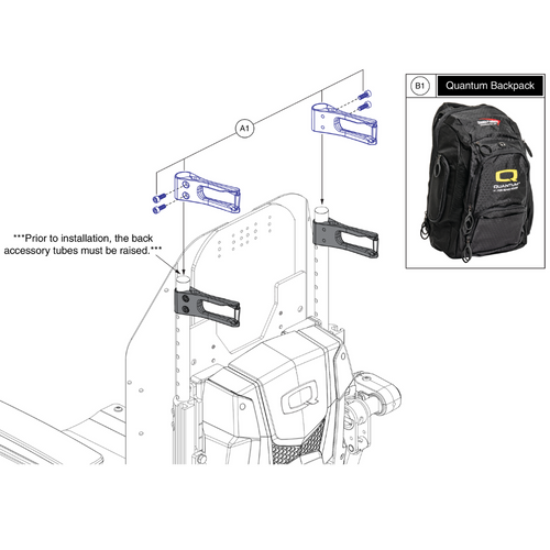 Backpack Holder, TB3