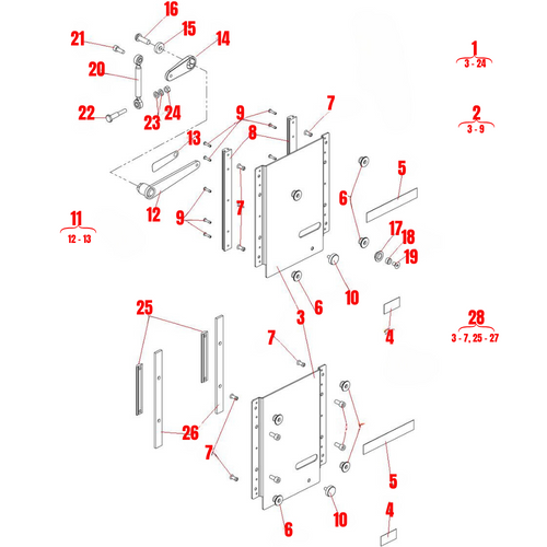 Backrest Fixed-Sliding