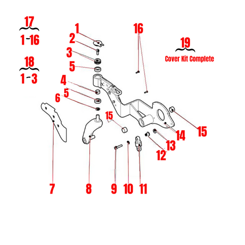 M3 Swing Arm Front Left