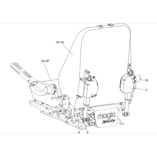 MPS PWR Rec MPS Seat FLEXI Arms