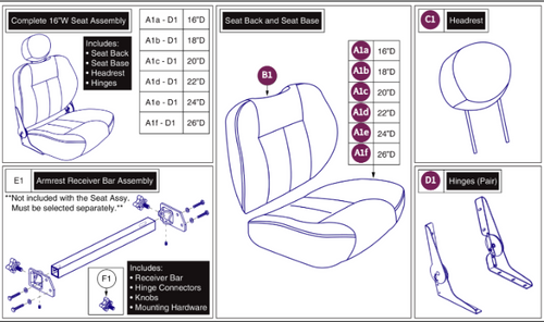 Hi-Back Deluxe Contour Vinyl