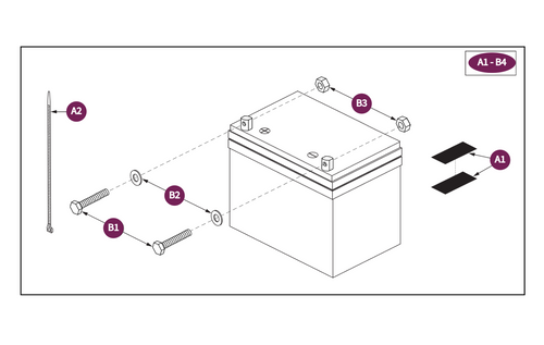 Universal, NF-22, GEL, Battery Assy
