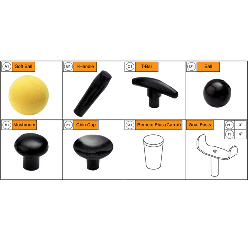 Aftermarket Joystick Knobs - Curtis and P&G