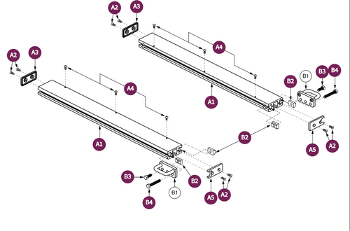 HD Seat Frame-Side Rails-15D-20D
