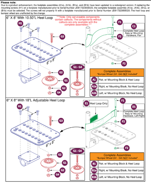 Angle Adj Footplate,6"x8" Style#7 SWA Style#12 ELR
