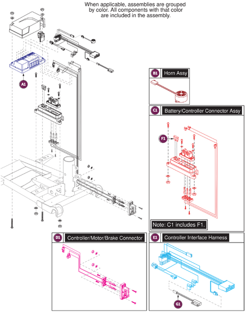 4-Wheel, Dynamic Controller Assy.