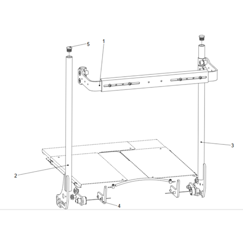 REHAB FIXED CANES ASP FF FOR STD ARMS