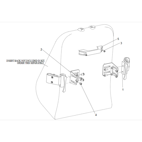 MPS FULLY ADJUSTABLE INSERT BACK QR