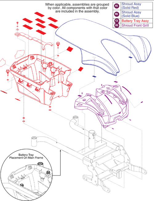 Shroud Assy Elite,Fleet-S/N begining w/JB1 or JB3