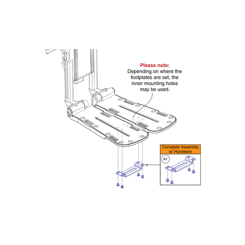 AFP/Centermount Footplate Connection Bracket