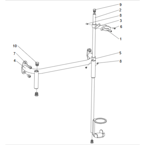 CANE HOLDER KIT MPS