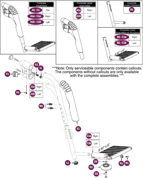 80°Style#8 Swing-away w/8.5"x6" Footplate