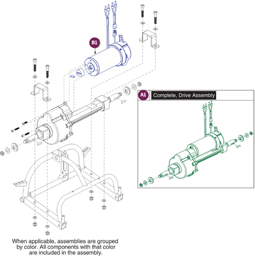 Drive Assy, Linix, For S39/S49 Models
